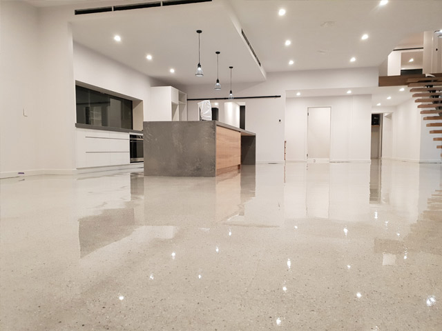 Glossy Polished Concrete Geelong